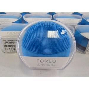 Foreo Luna Play Plus Portable Facial Cleansing Brush Aquamarine Brand New Sealed